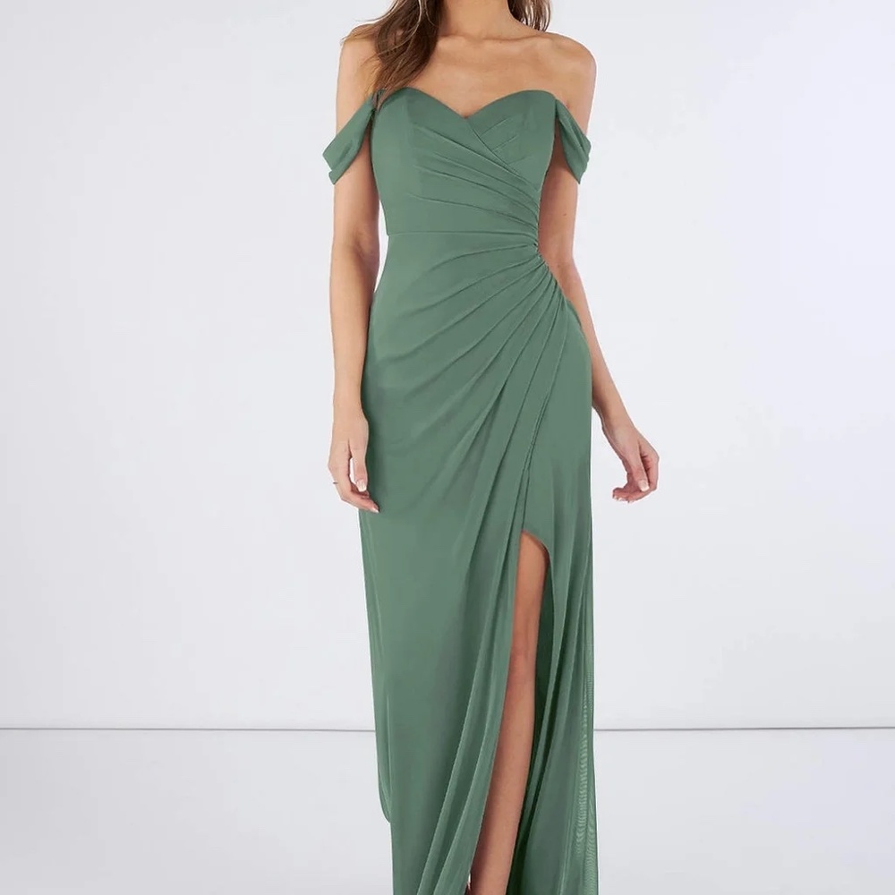 Azazie Eucalyptus Formal Dress
